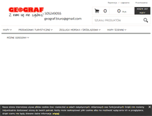 Tablet Screenshot of ksiegarnia-geograf.pl